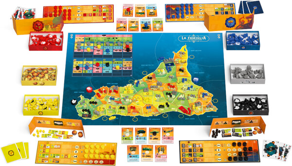 Super Meeple La famiglia (fr) La grande guerre de la mafia 3770023051491