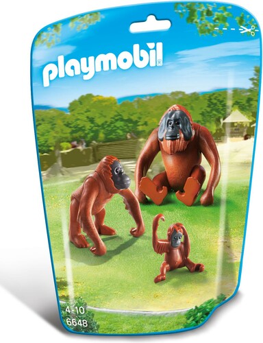 Playmobil Playmobil 6648 Famille de orangs-outangs en sac (juil 2016) 4008789066480