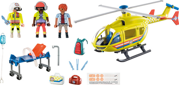 Playmobil Playmobil 71203 Helicoptere de secours 4008789712035