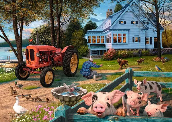 Ravensburger casse-tete Casse-tête 300 Large Country Life 4005555014812