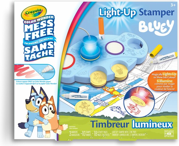 Crayola Color Wonder Timbreur lumineux Bluey 063652246905