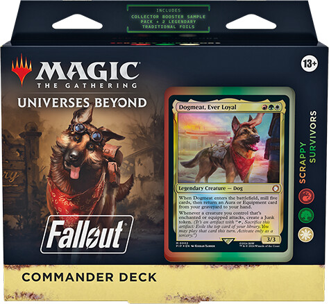 Wizards of the Coast MTG Fallout - Commander Deck - Scrappy survivors *