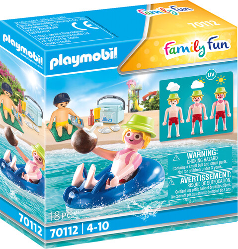 Playmobil Playmobil 70112 Vacancier avec coups de soleil et bouée 4008789701121