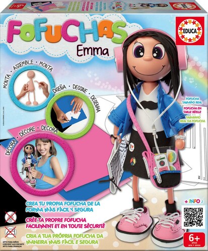 Educa Borras Créer une poupée Fofuchas Emma 8412668168640