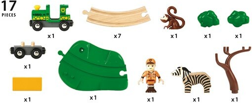 Brio Train Brio Train en bois Circuit Safari 33720 7312350337204