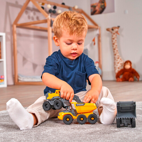 Dickie Toys dickie - jeu de construction 3 véhicules 4006333087387