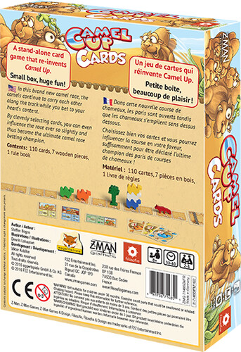 Z-Man Games Camel Up jeu de cartes (fr/en) 681706714851