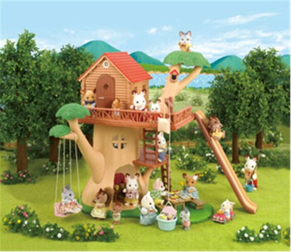 Calico Critters Calico Critters Maison dans l'arbre non meublée sans animaux (en) 020373214446