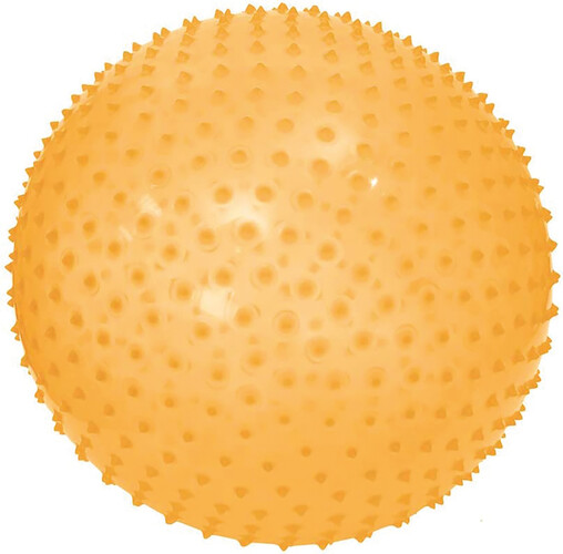 LUDI Ballon de motricité XXL Jaune 45 cm 3550833901052