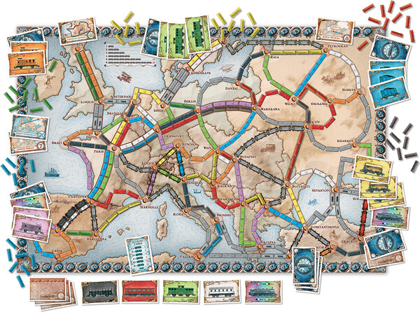 Days of Wonder Ticket to Ride (en) base Europe (Aventuriers du rail) 824968717929