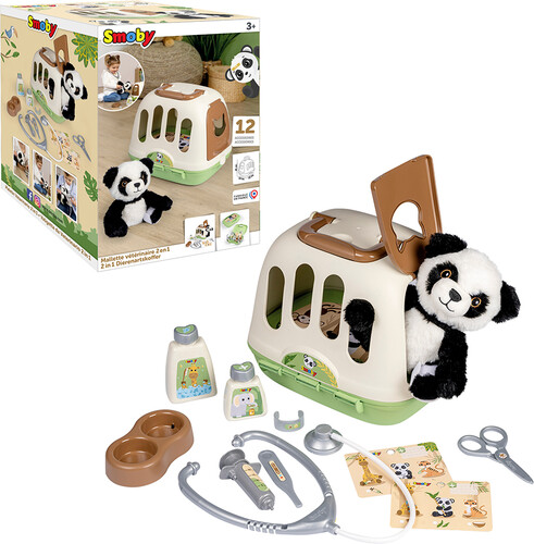 Smoby Mallette de vétérinaire Panda 3032163403036