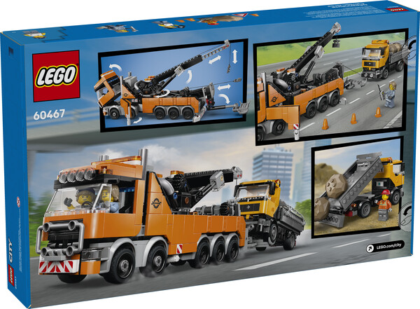 LEGO LEGO 60467 Le remorqueur avec grue pour poids lourd 673419403702