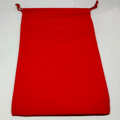 Chessex Pochette à dés 6x10" suédine rouge (simili suède) 