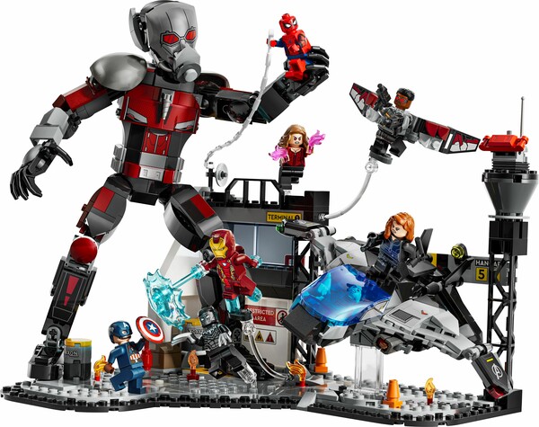 LEGO LEGO 76314 Captain America: Civil War Action Battle 673419406345
