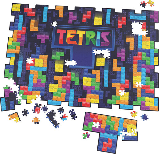Spin Master Casse-tête impossible tetris 676 pièces - puzzle lenticulaire 778988673430