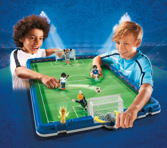 Playmobil Playmobil 9298 Stade de soccer FIFA Coupe du Monde Russie 2018 4008789092984