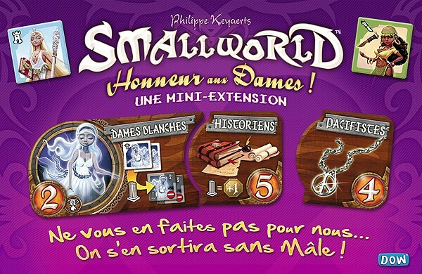 Days of Wonder Small World (fr) ext Honneur aux dames 824968826829