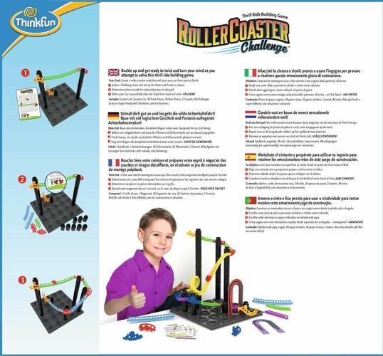 ThinkFun Roller Coaster Challenge (montagnes russes) (fr/en) 019275010461