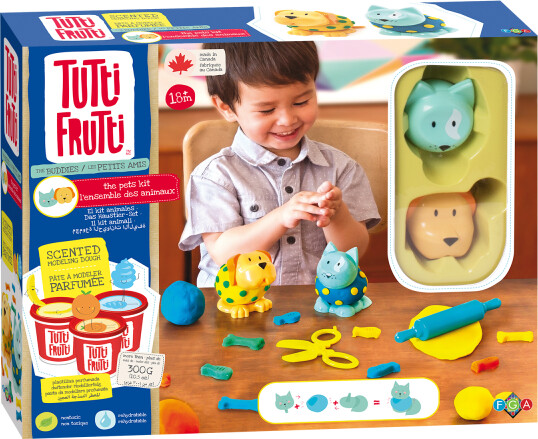 Tutti Frutti Pâte à modeler les petits amis - l'ensemble des animaux (fr/en) 061404150913