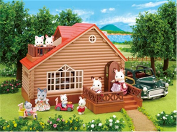 Calico Critters Calico Critters Chalet au bord du lac rustique non meublé sans animaux 020373214569