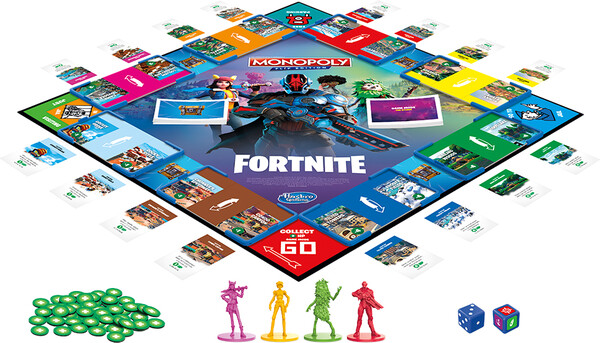 Hasbro Monopoly Fortnite flipped edition - E/O // (0823) 195166235448