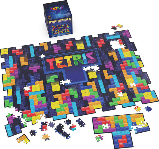 Spin Master Casse-tête impossible tetris 676 pièces - puzzle lenticulaire 778988673430