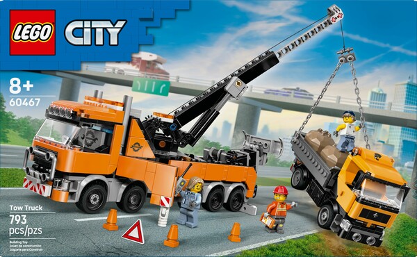 LEGO LEGO 60467 Le remorqueur avec grue pour poids lourd 673419403702