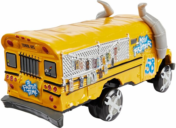 Mattel Les Bagnoles 3 autobus scolaire Miss Fritter (Cars 3) 887961403589