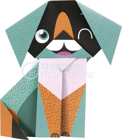 Avenue Mandarine Origami, mon petit chien 3609510575090