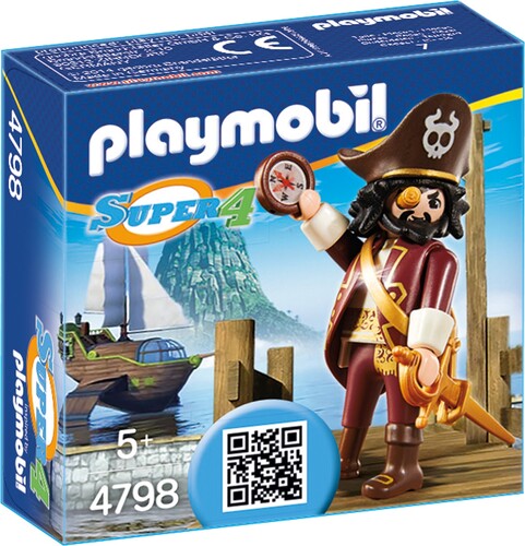 Playmobil Playmobil 4798 Super 4 Pirate Sharkbeard (fév 2016) 4008789047984