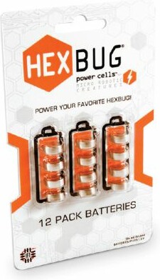 HEXBUG HEXBUG Batteries de remplacement, 12 pièces 807648033915