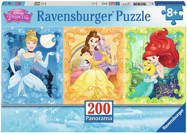 Ravensburger Casse-tête 200 panorama Princesse Disney Jolies princesses Disney 4005556128259