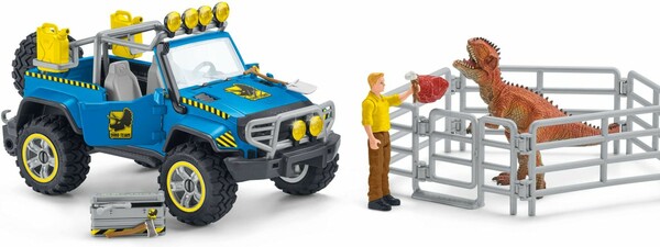 Schleich Schleich 41464 Voiture Tout-Terrain Avec Avant-Poste Dino 4059433266442