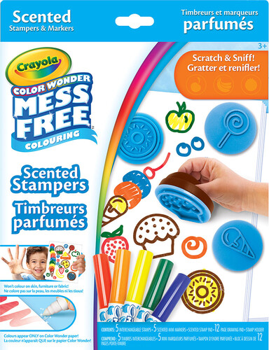 Crayola Color Wonder Timbreurs et marqueurs parfumés 063652243904