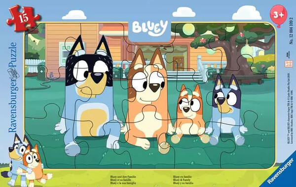 Ravensburger casse-tête Casse-tête 15 Bluey et sa famille 4005555041092