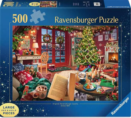 Ravensburger casse-tête Casse-tête 500 Large Cozy Christmas Retreat 4005555018056