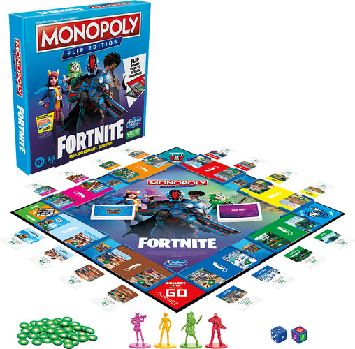 Hasbro Monopoly Fortnite flipped edition - E/O // (0823) 195166235448