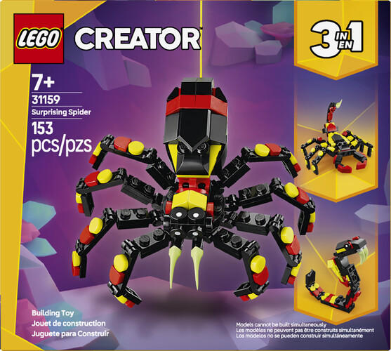 LEGO LEGO 31159 Animaux sauvages l’araignée surprenante 673419407120