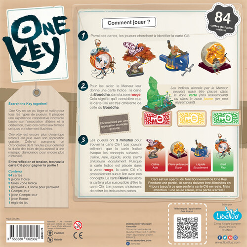Libellud One key (fr/en) 3558380062080