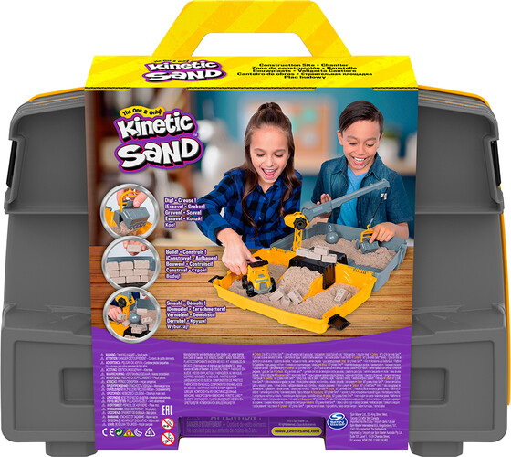 Kinetic Sand kinetic sand - coffret bac à sable pliable chantier 20778988134300