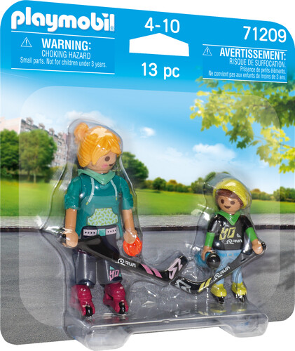 Playmobil Playmobil 71209 Duo Joueur de roller hockey 4008789712097