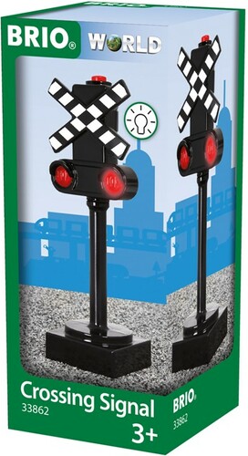 Brio Train Brio Train en bois Feu de croisement lumineux 33862 7312350338621