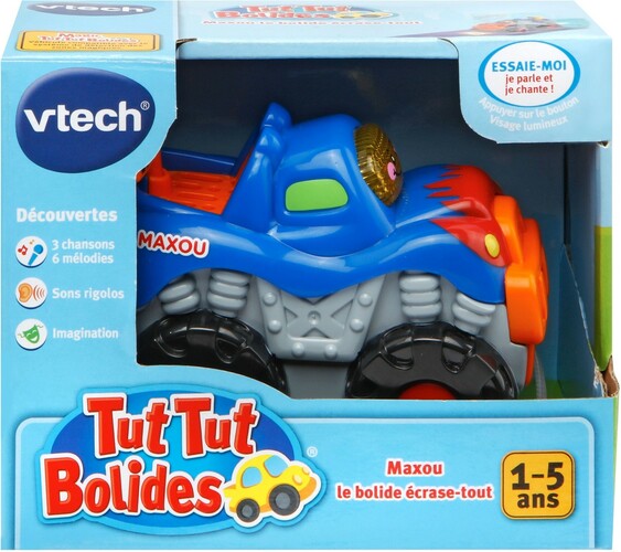 VTech VTech Tut Tut Bolides Véhicule Maxou, le bolide écrase-tout (fr) 3417765018053