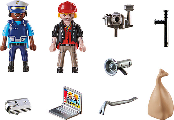 Playmobil Playmobil 70498 Starter Pack Bureau de police (janvier 2021) 4008789704986