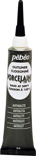 pébéo Peinture pour porcelaine 150 45ml Cloisonné anthracite 06 3167860360068
