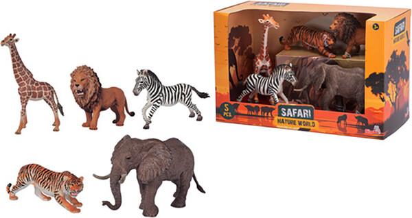 Simba Toys Simba - Ensemble animaux safari 5 4006592094898