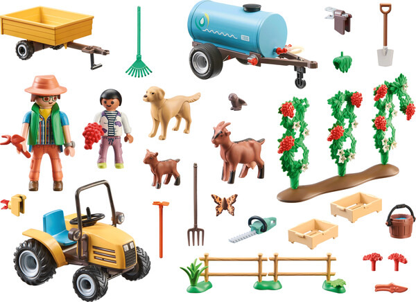 Playmobil Playmobil 71442 Fermier avec tracteur et citerne 4008789714428