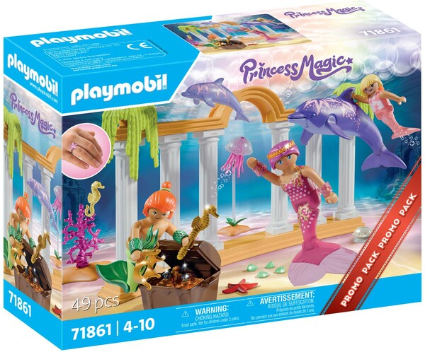 Playmobil Playmobil 71861 Trésor des sirènes avec dauphins 4008789718617