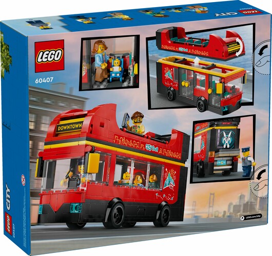 LEGO LEGO 60407 Le bus touristique rouge à impériale 673419388429