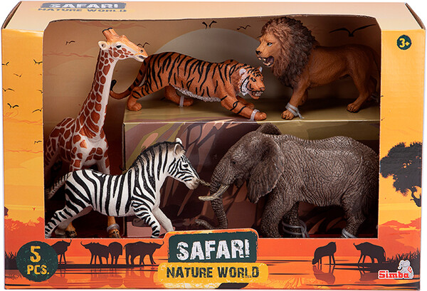 Simba Toys Simba - Ensemble animaux safari 5 4006592094898